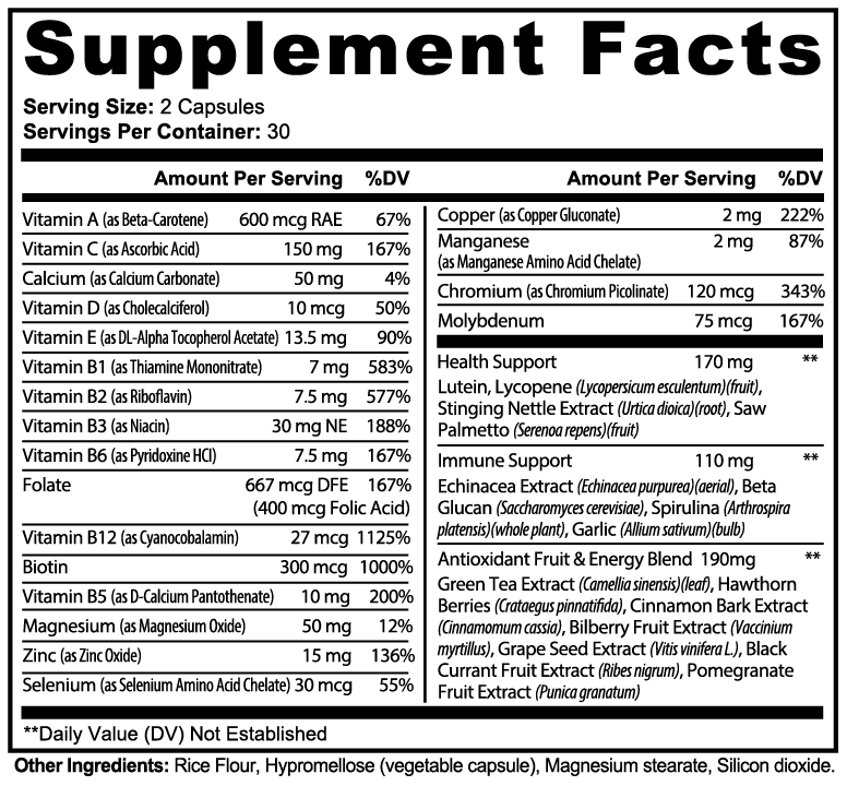 Veetify Complete Multivitamin 35 in 1